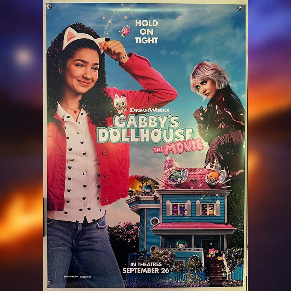 GABBY'S DOLLHOUSE THE MOVIE (2025) - ORIGINAL DOUBLE SIDED MOVIE POSTER